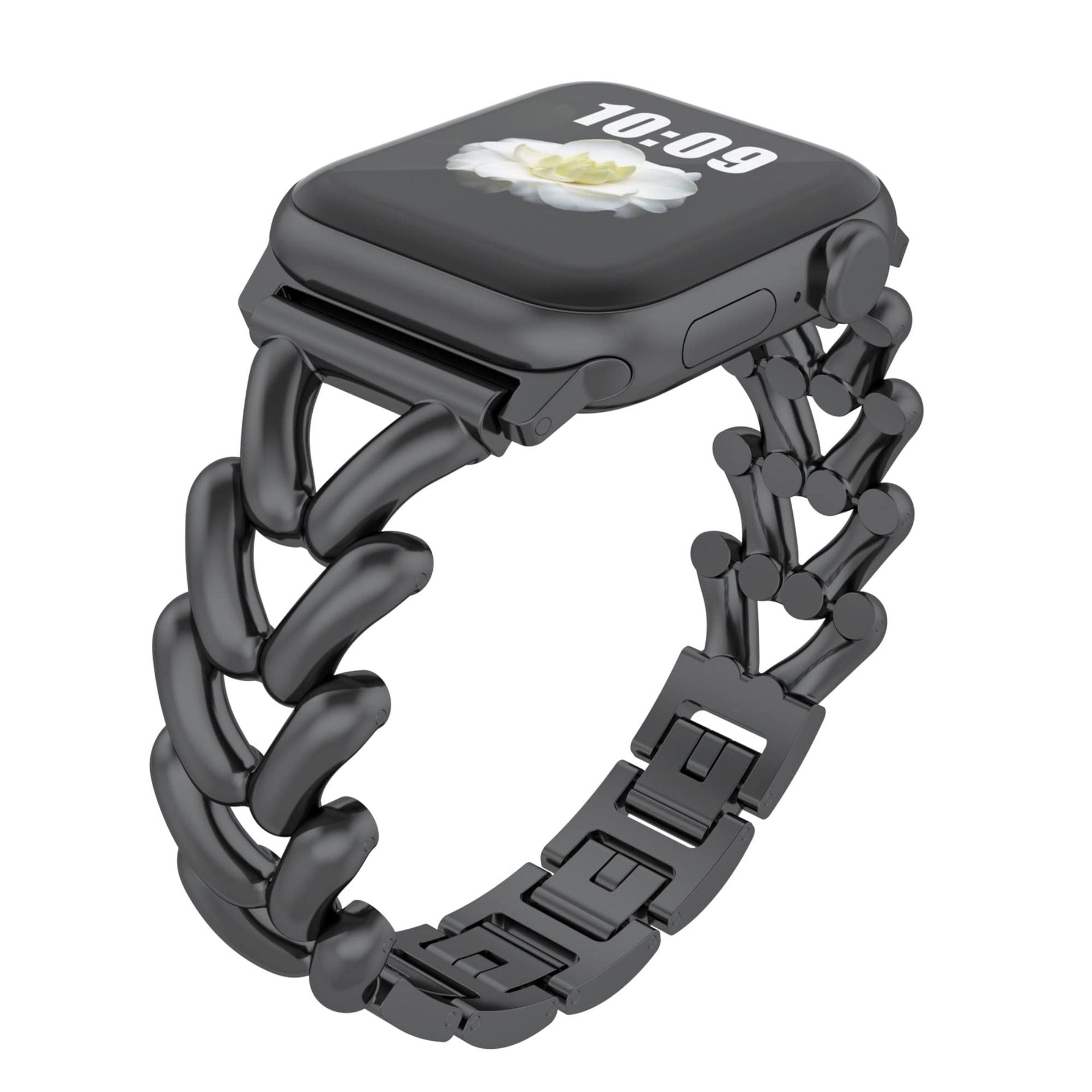 Apple Watch Armband Damen Metallglieder elegant – Bild 5