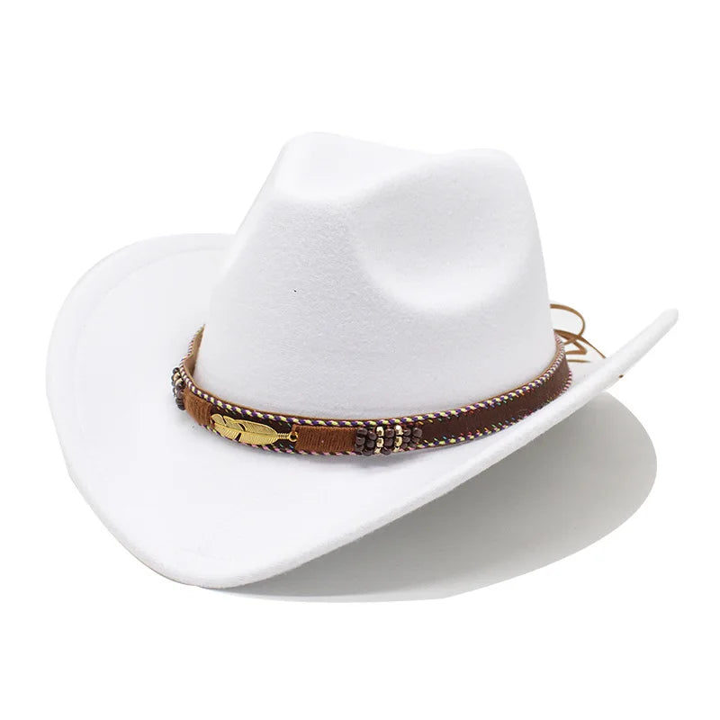 Hut Westernstil mit Kordeldetail für Sonnenschutz – Bild 12