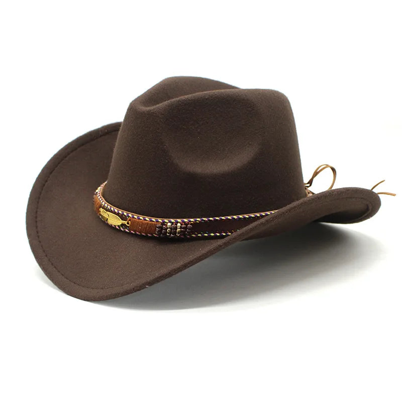 Hut Westernstil mit Kordeldetail für Sonnenschutz – Bild 6