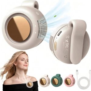 Halsventilator 360° drehbar 3 Geschwindigkeiten 900 mAh