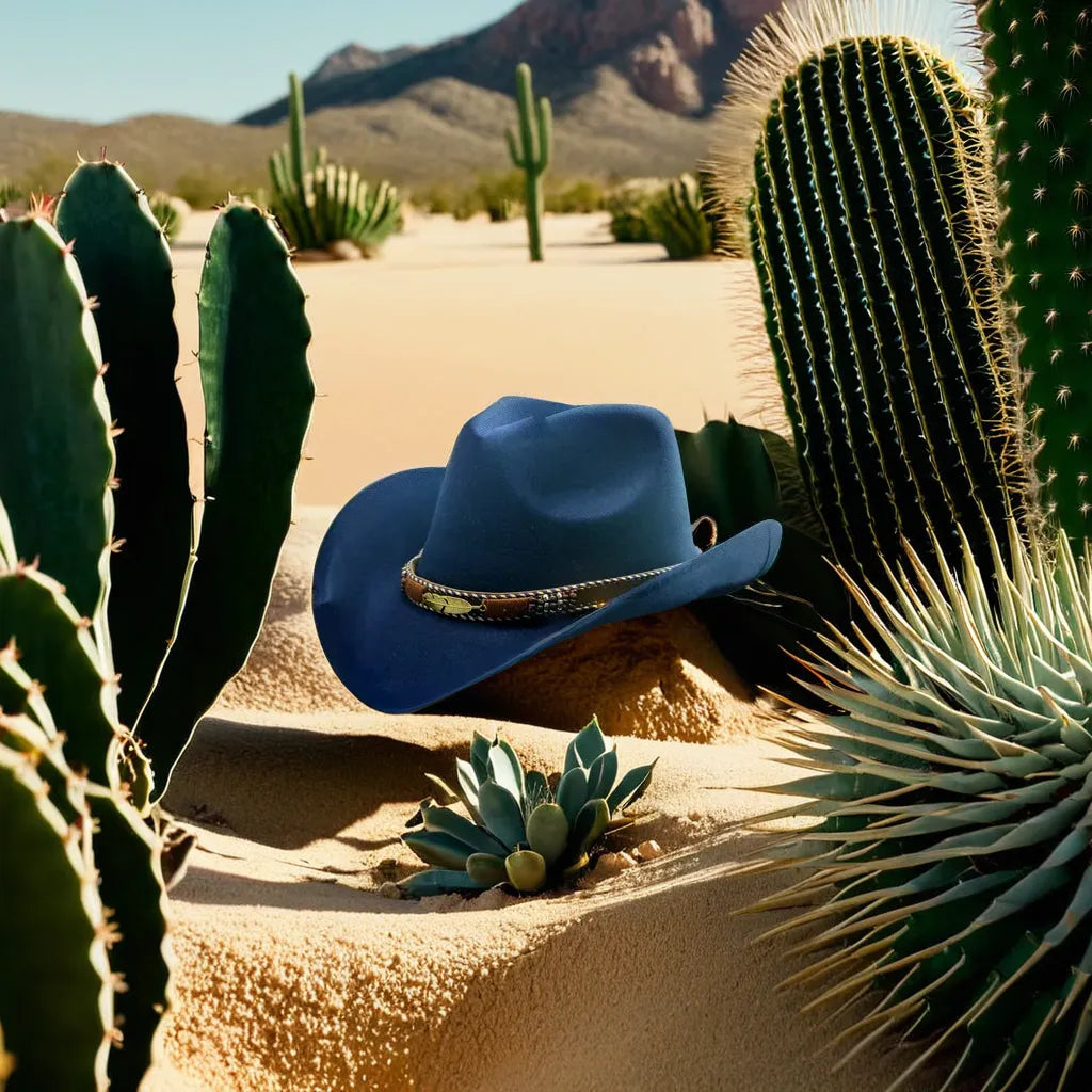 Hut Westernstil mit Kordeldetail für Sonnenschutz – Bild 10