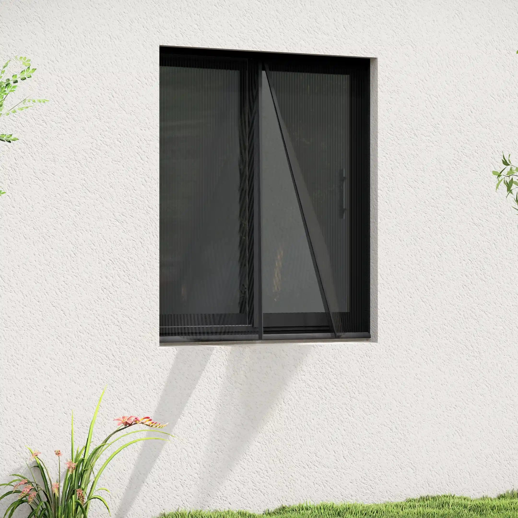 Fliegengitter magnetisch bohrfrei für Fenster – Bild 2