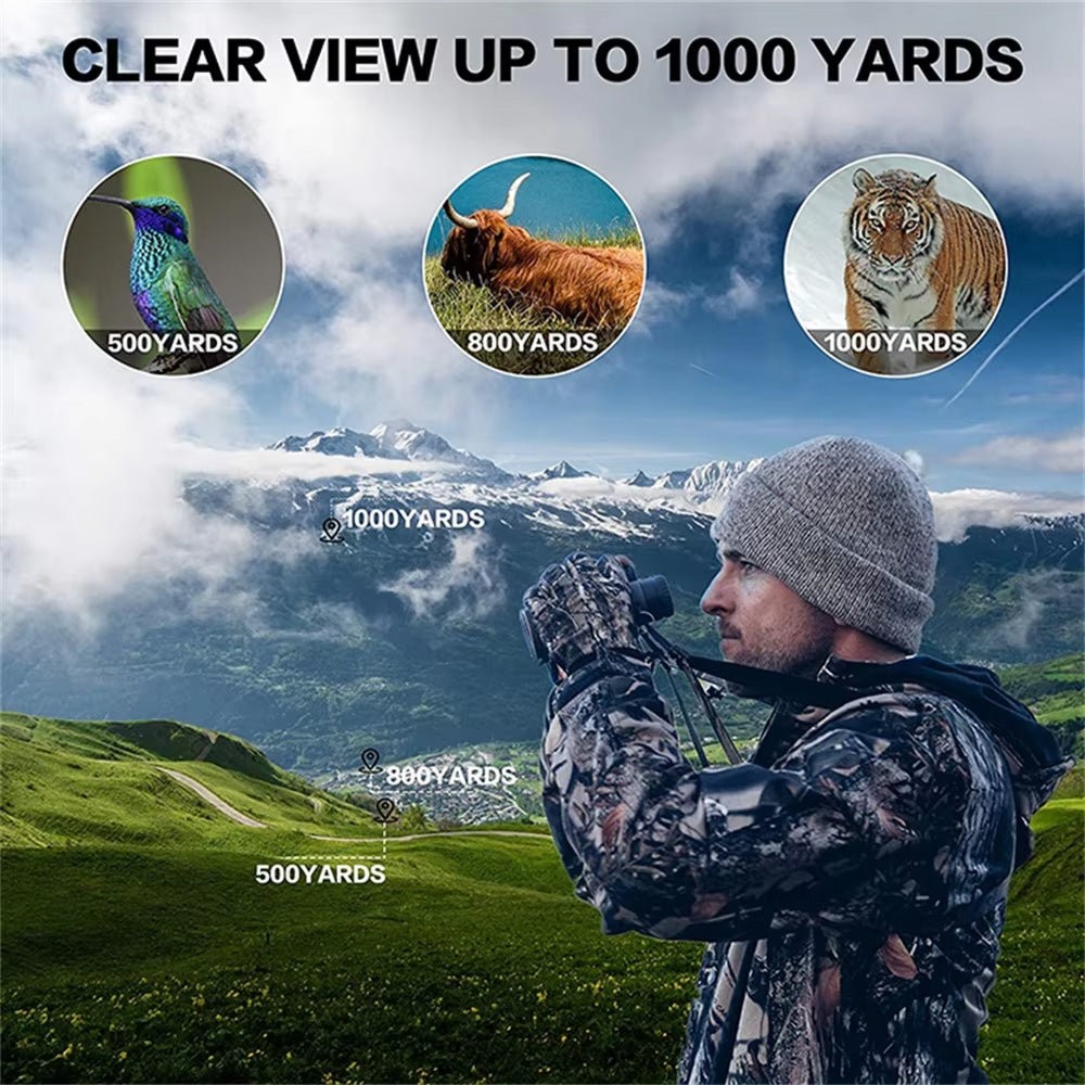 Fernglas 12x42 wasserdicht leicht BAK4 für Outdoor – Bild 5