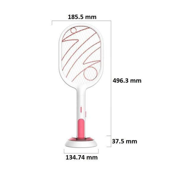 Elektrische Mückenklatsche 3000V mit Akku & UV-Lampe – Bild 2