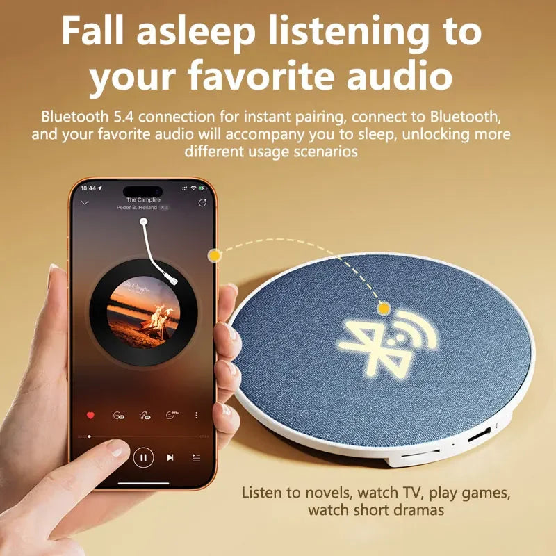 Kissenlautsprecher Bluetooth 5.4 ultraflach mit Timer – Bild 2