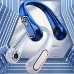 Nackenventilator 12h Akku 5 Geschwindigkeiten 360° Luftstrom