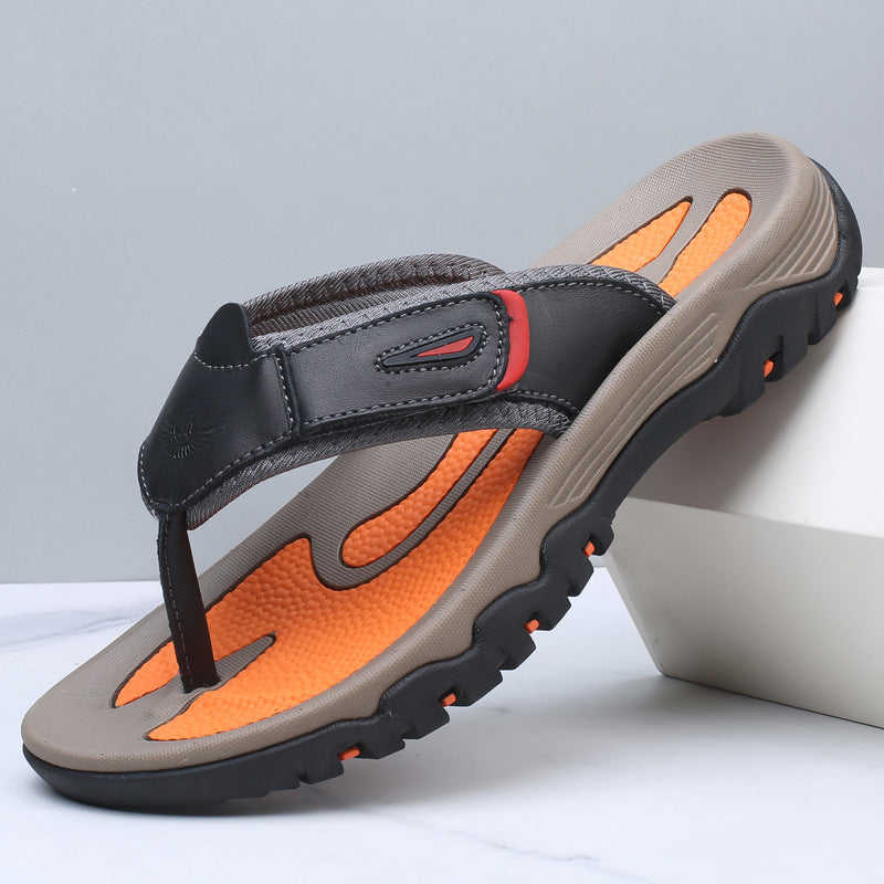 Herren Sandalen mit Fußgewölbestütze & Komfort-Innensohle – Bild 2