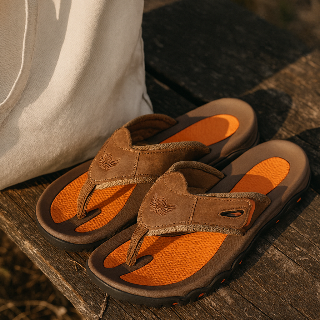 Herren Sandalen mit Fußgewölbestütze & Komfort-Innensohle – Bild 6
