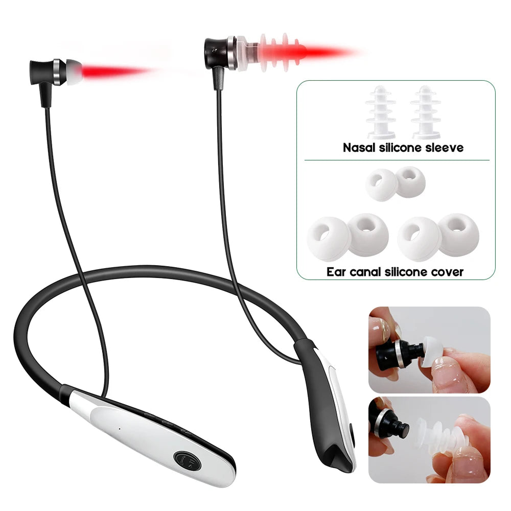 Tinnitus Rotlichttherapiegerät für Ohren & Nase 650nm Laser – Bild 7