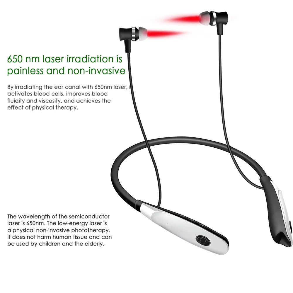 Tinnitus Rotlichttherapiegerät für Ohren & Nase 650nm Laser – Bild 14