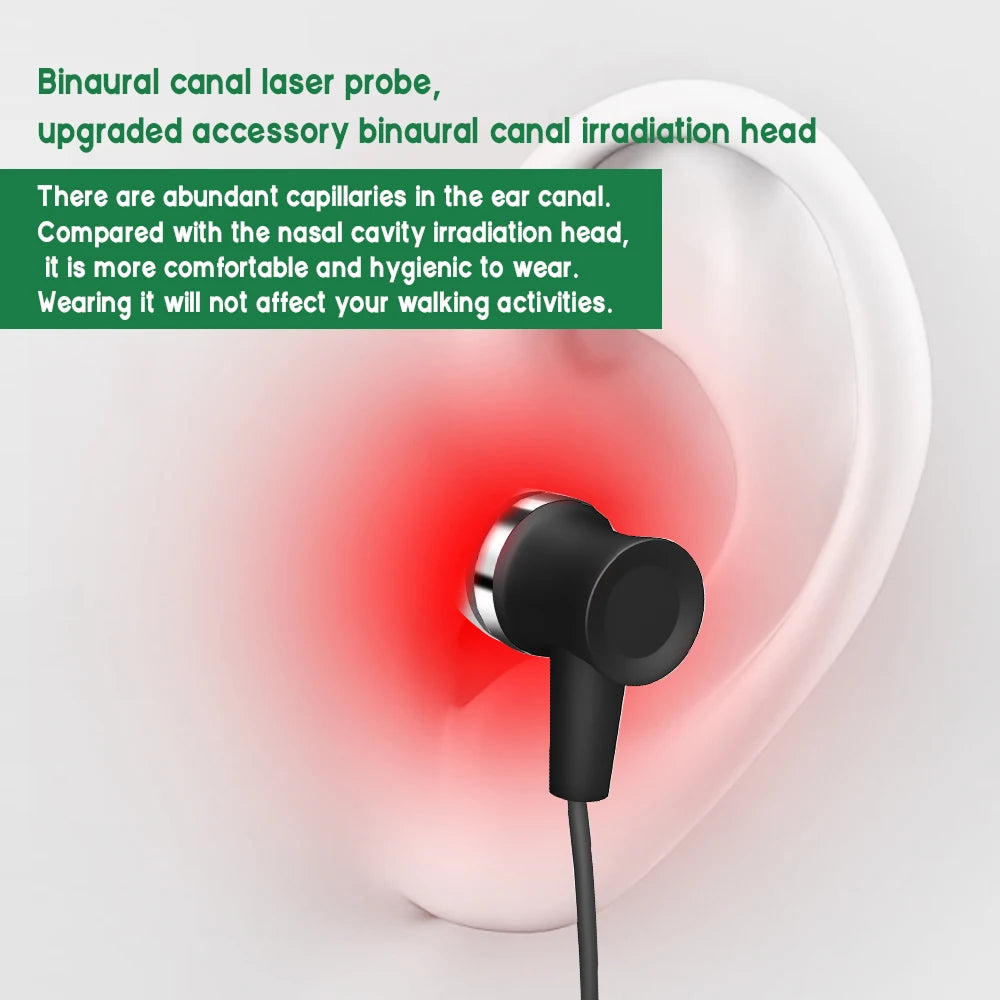 Tinnitus Rotlichttherapiegerät für Ohren & Nase 650nm Laser – Bild 9