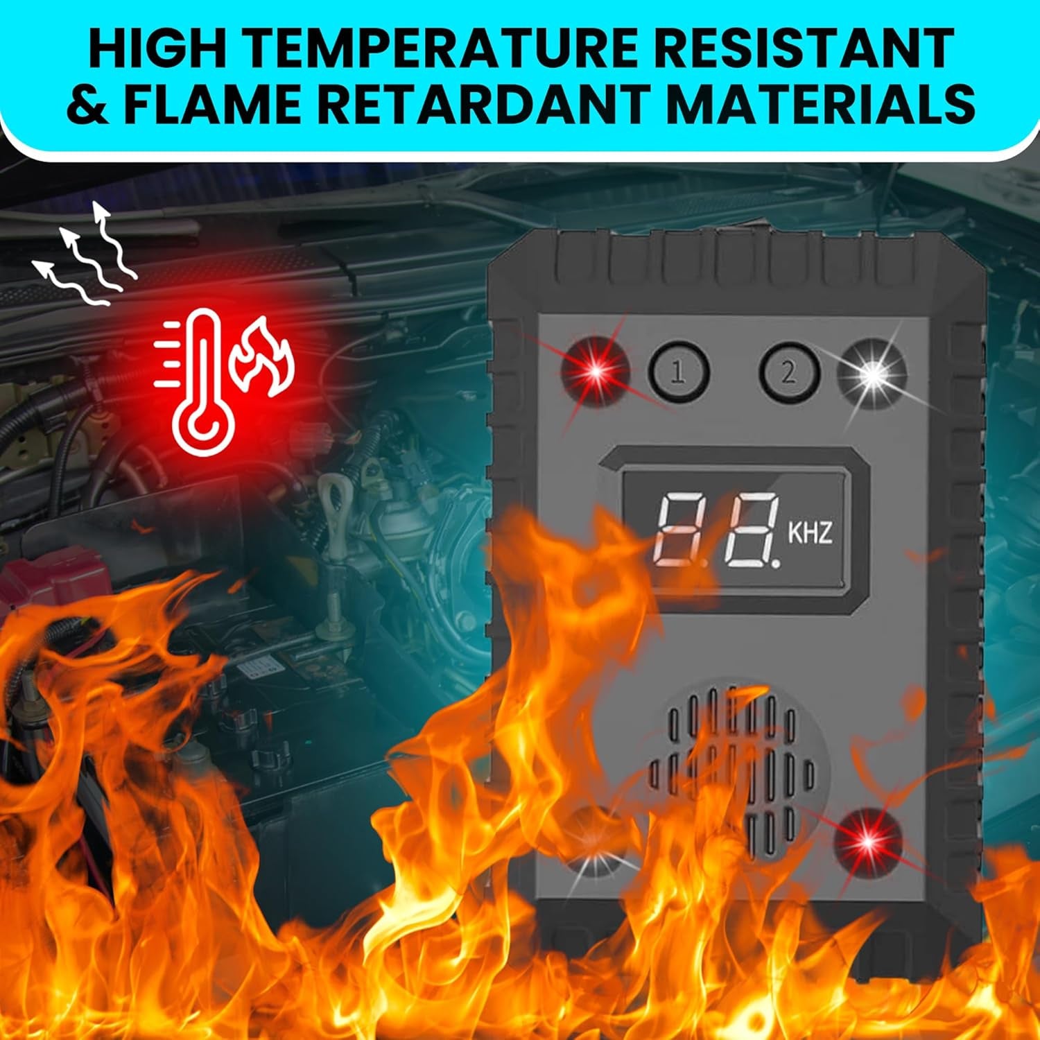 Marderabwehr Ultraschall Auto 3-fach Strom Kompakt – Bild 4