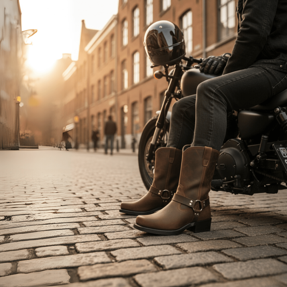 Herren Stiefel PU-Leder ölbeständige Sohle – Bild 6