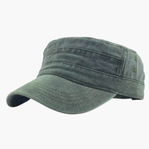 Herren Kappe Militärstil mit verstellbarem Riemen