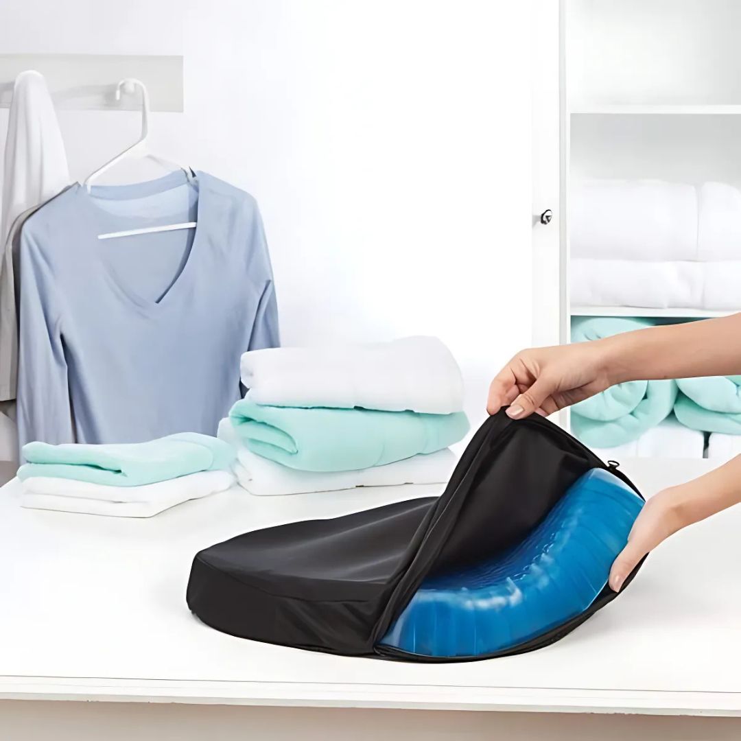 Orthopädisches Gel Sitzkissen | Gleichmäßige Gewichtsverteilung – Bild 8