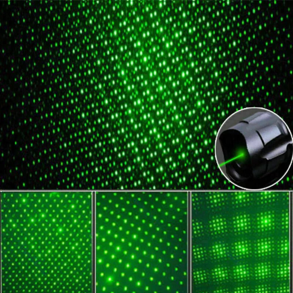 Grüner Laserpointer USB wiederaufladbar 532nm bis 2000m Reichweite – Bild 4
