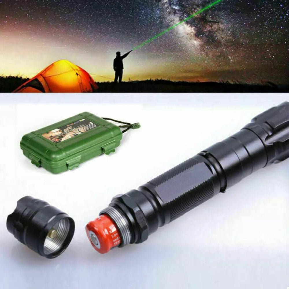 Grüner Laserpointer USB wiederaufladbar 532nm bis 2000m Reichweite – Bild 5