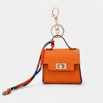 Taschenanhänger Mini-Organizer Kunstleder Drehverschluss