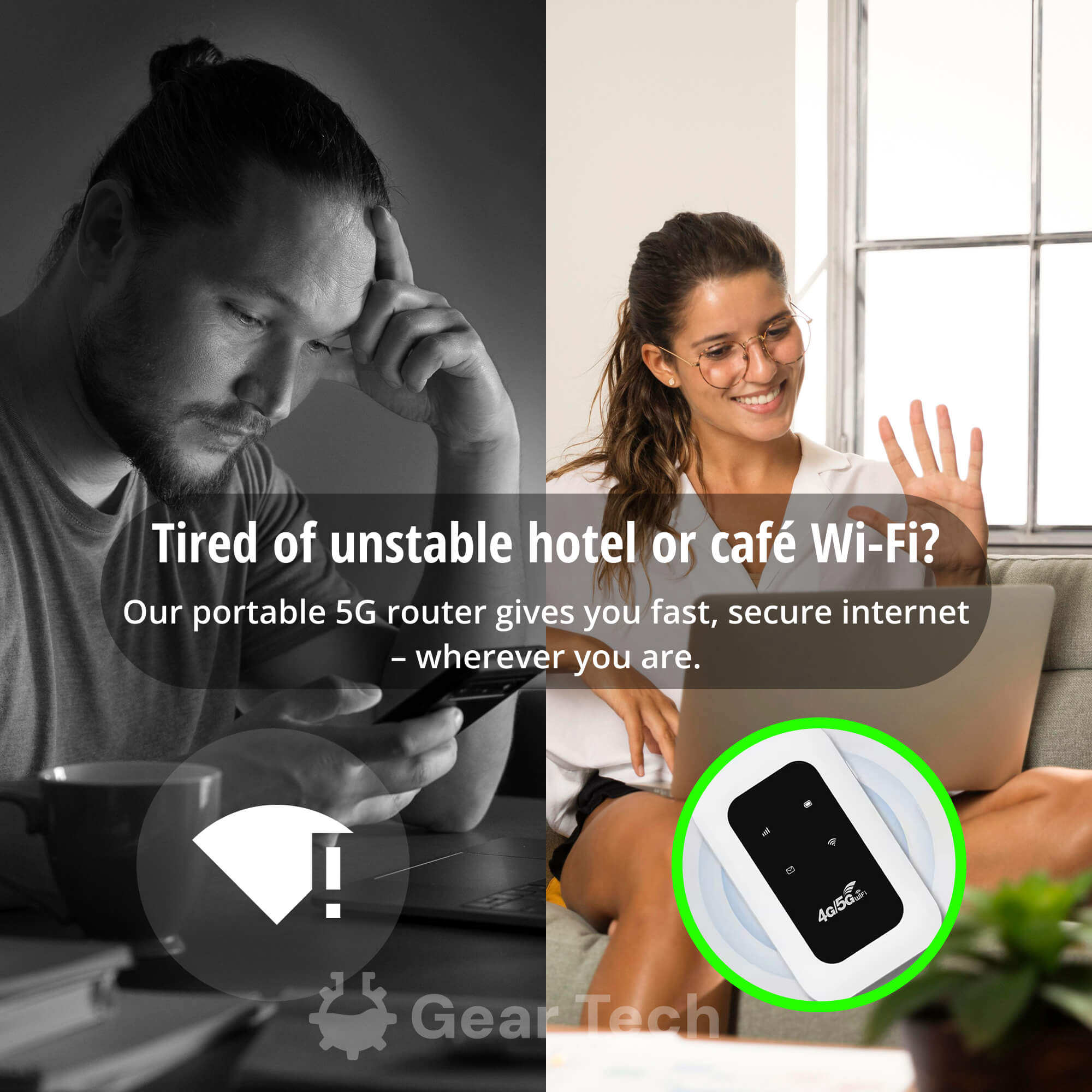 Mobiler WLAN Router für 10 Geräte mit 8h Akku – Bild 5
