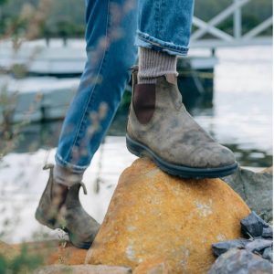 Herren Stiefeletten mit rutschfester Sohle und PU-Leder
