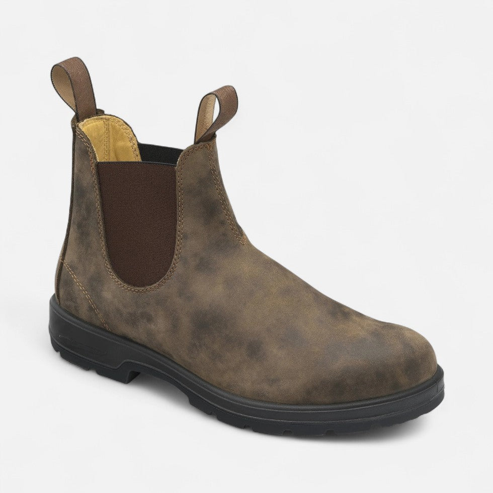 Herren Stiefeletten mit rutschfester Sohle und PU-Leder – Bild 4