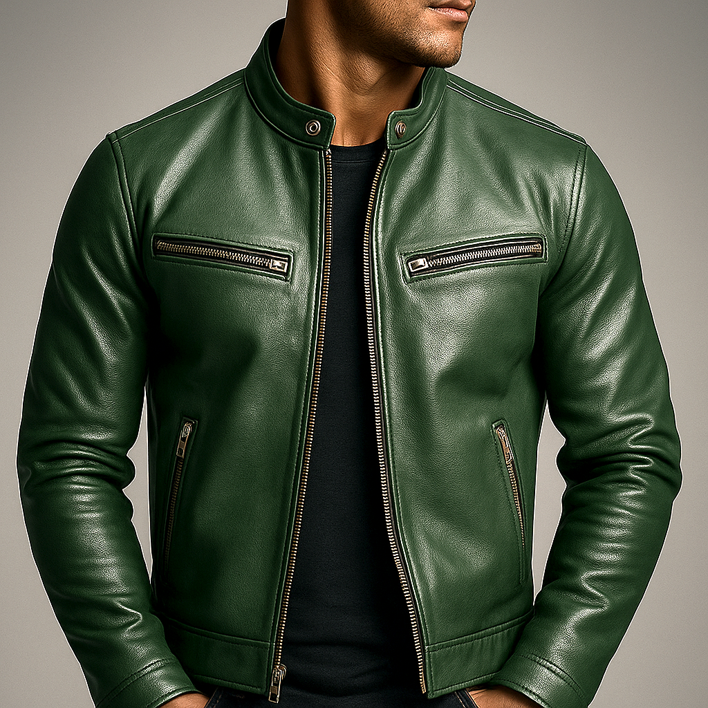 Herren Jacke Vintage Stil Atmungsaktiv Verstärkte Nähte – Bild 6