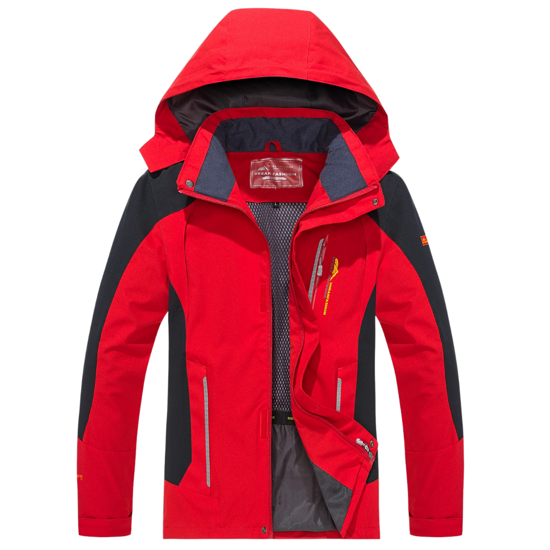 Herren Wanderjacke wasserdicht winddicht für Outdoor Trekking – Bild 12
