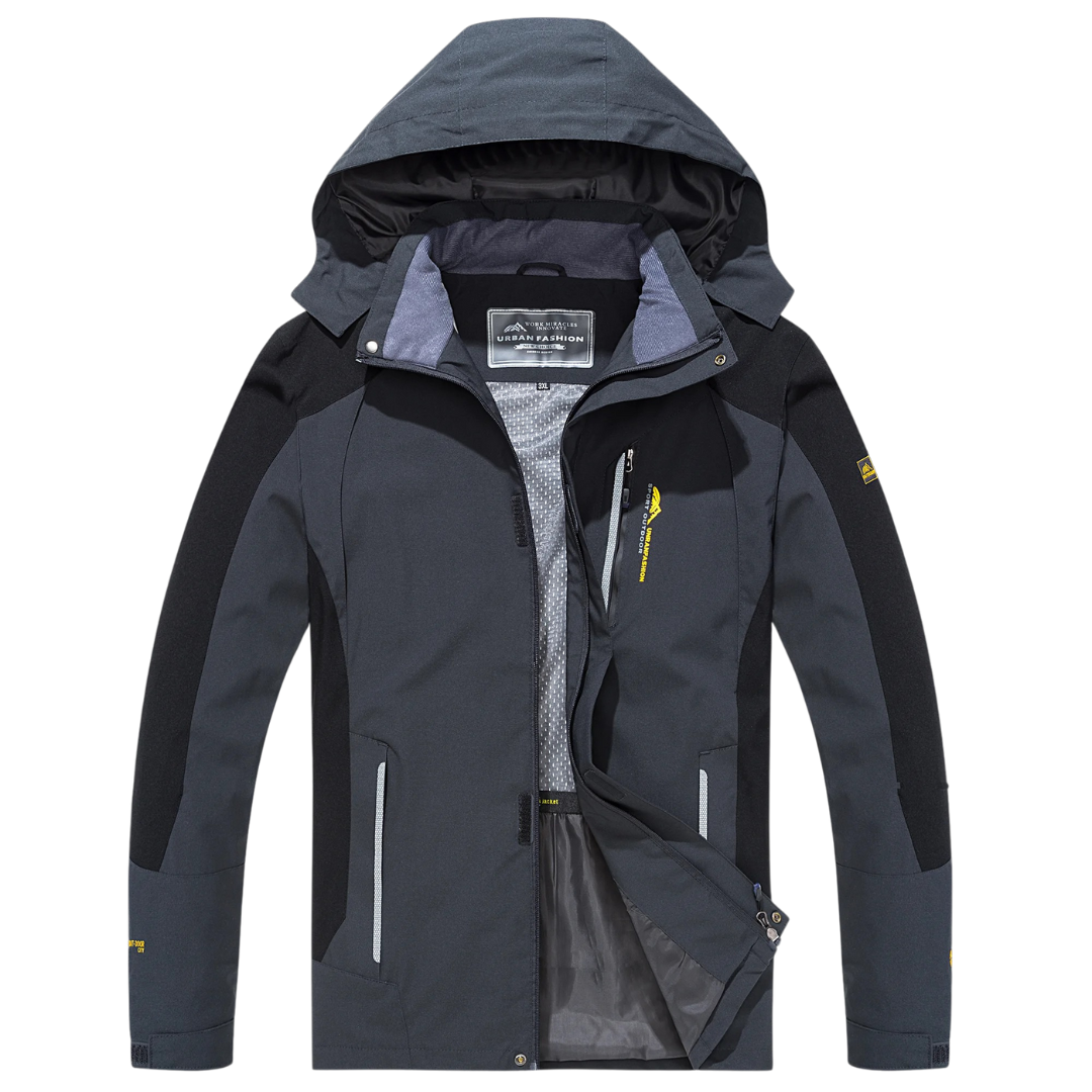 Herren Wanderjacke wasserdicht winddicht für Outdoor Trekking – Bild 25