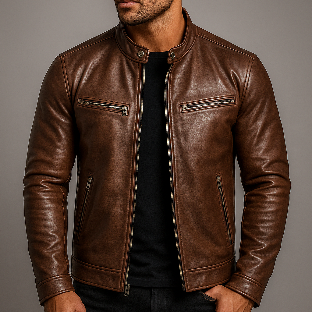 Herren Jacke Vintage Stil Atmungsaktiv Verstärkte Nähte – Bild 7