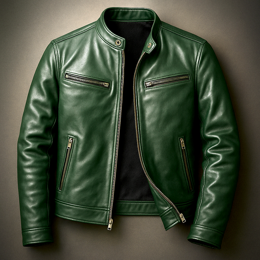 Herren Jacke Vintage Stil Atmungsaktiv Verstärkte Nähte – Bild 3