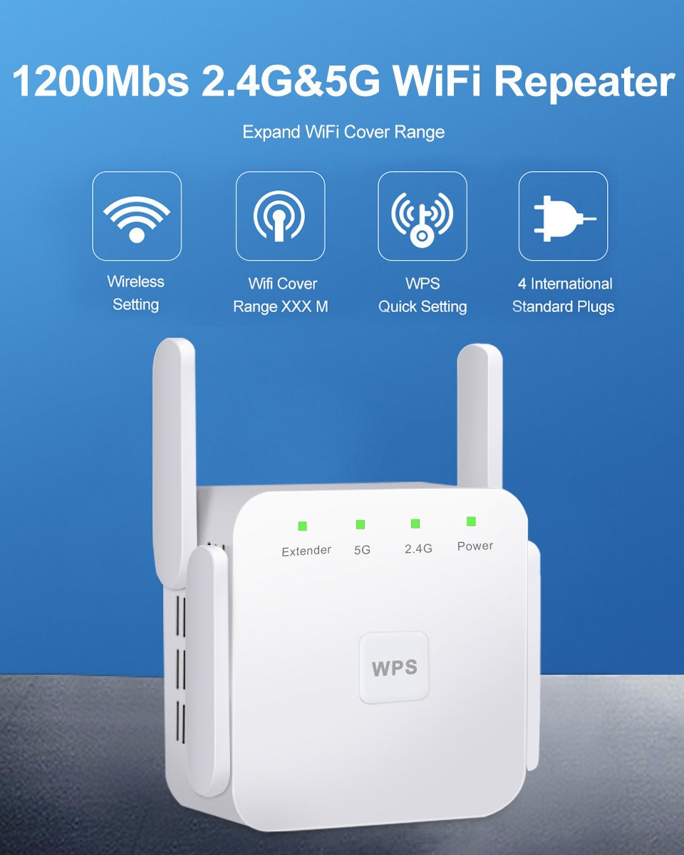 WLAN Repeater Dual-Band 1200 Mbit/s Universelle Kompatibilität – Bild 5