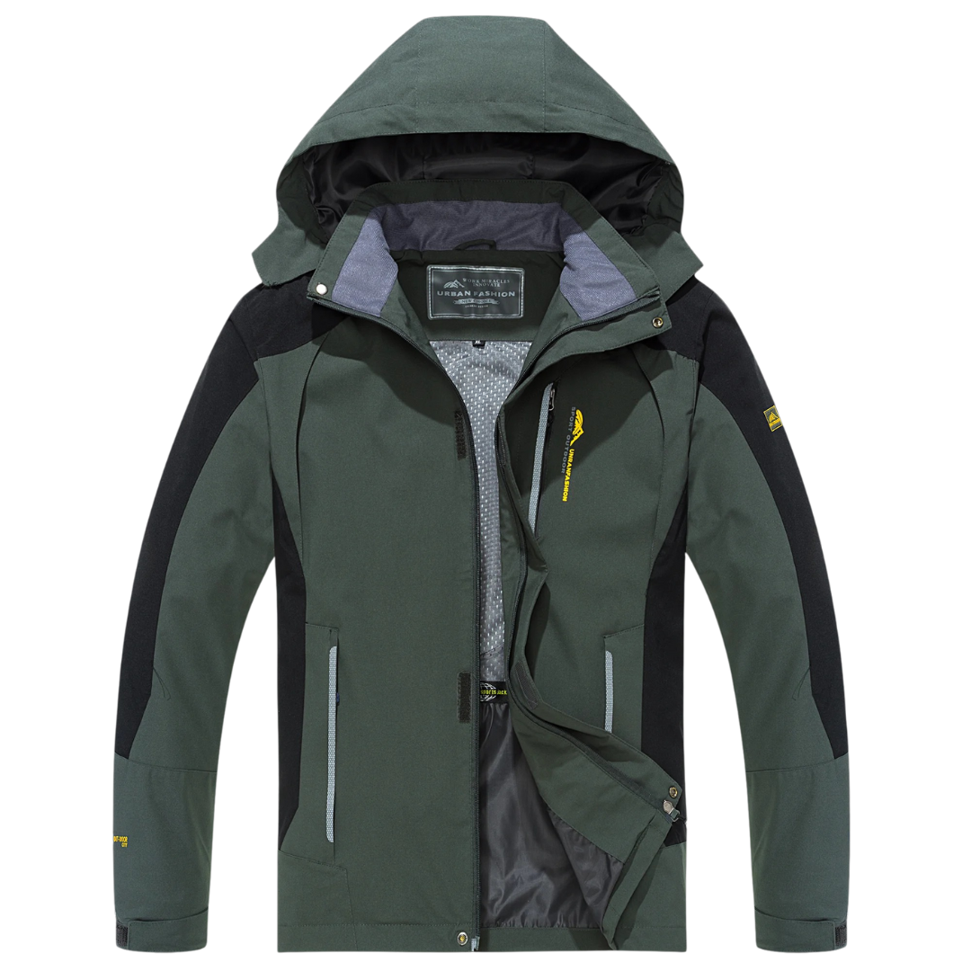 Herren Wanderjacke wasserdicht winddicht für Outdoor Trekking – Bild 22