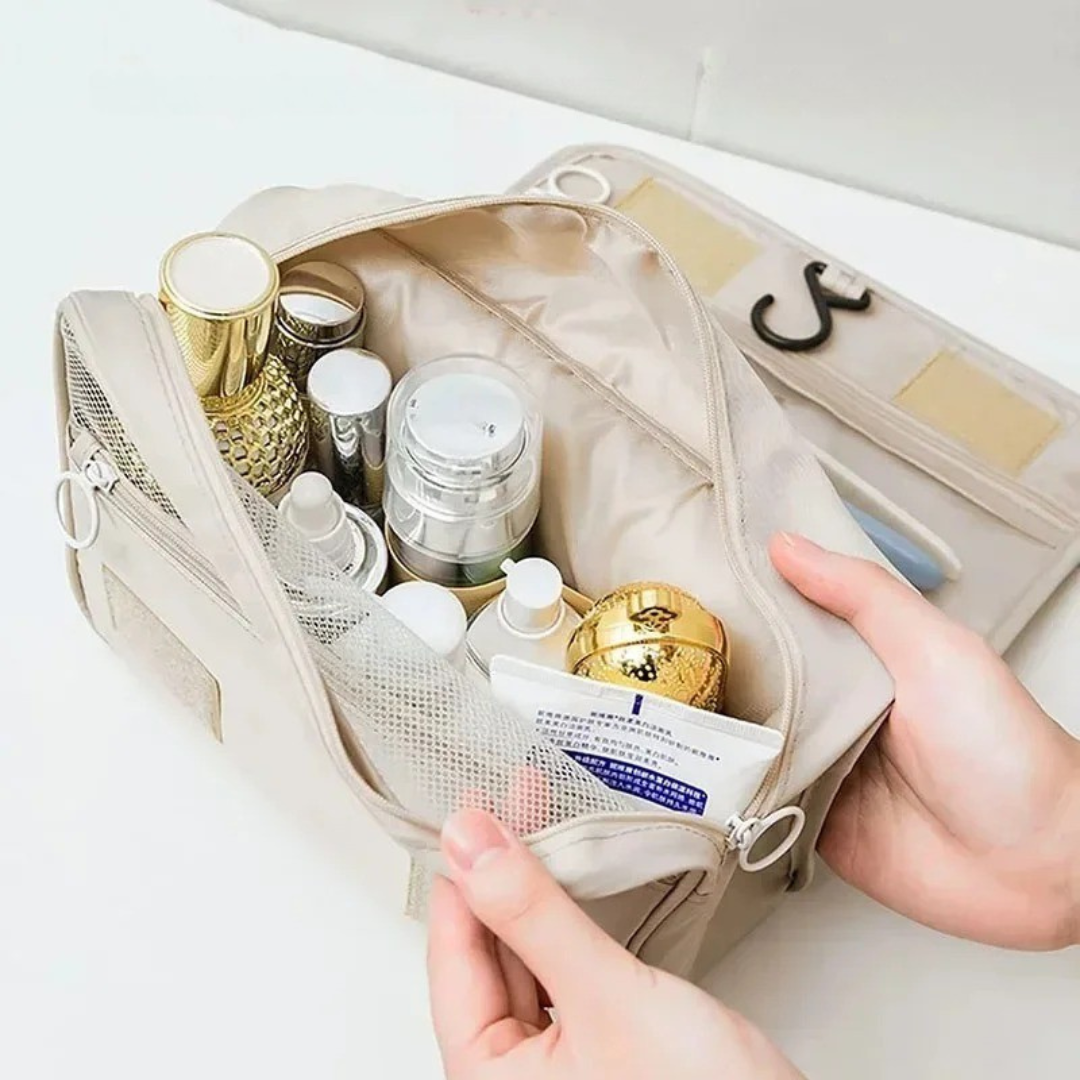 Toilettentasche aufhängbar Reise Organizer Twill-Oxford – Bild 18