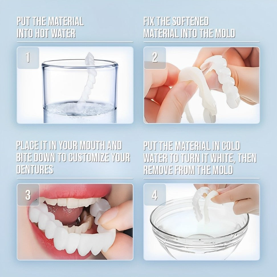 Zahnveneers Clip-on für sofortiges Lächeln & sicheren Halt – Bild 7
