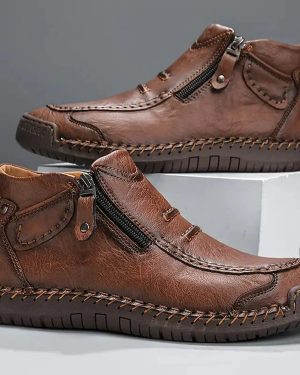 Herren Stiefel aus hochwertigem Leder mit flexibler Sohle