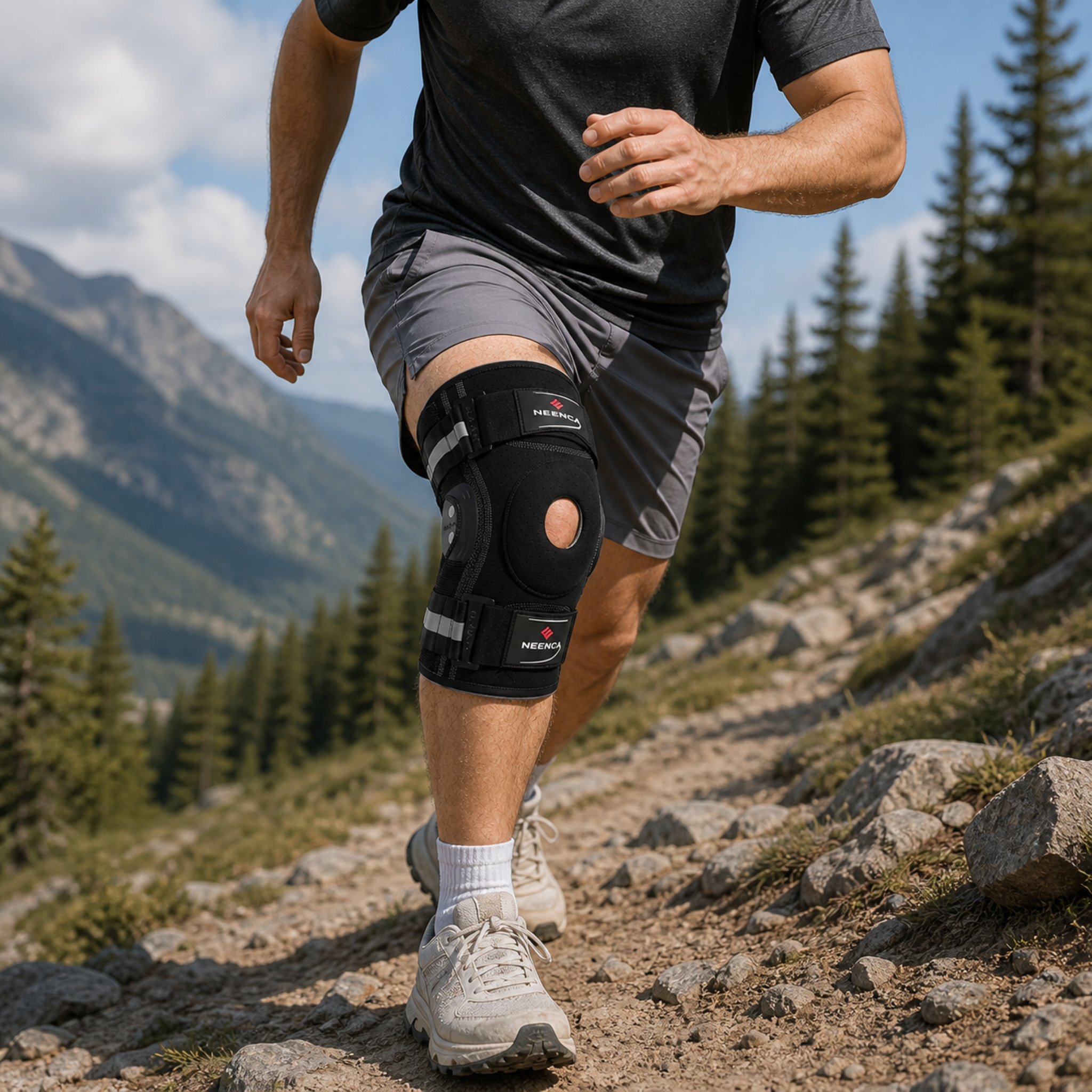 Knieorthese mit Gelenk | Offene Patella, Schmerzlinderung – Bild 12