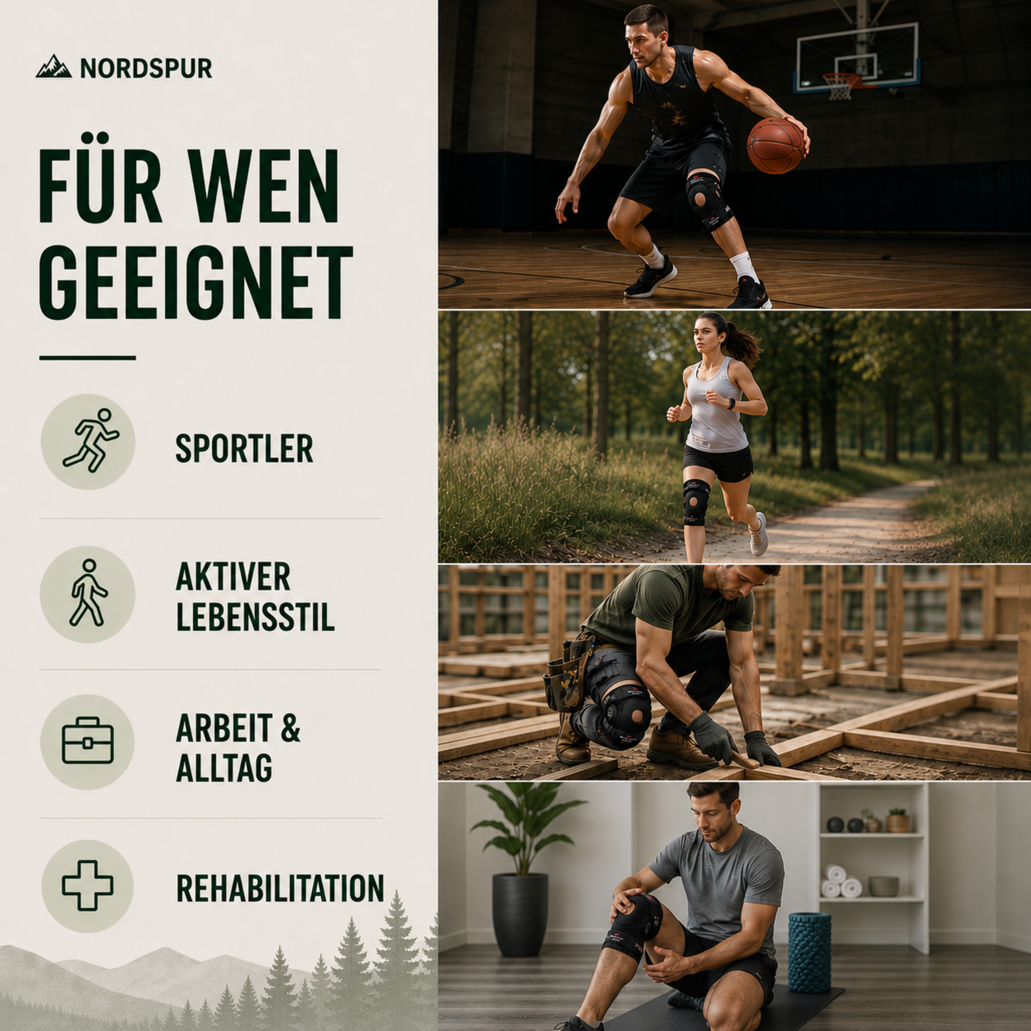 Knieorthese mit Gelenk | Offene Patella, Schmerzlinderung – Bild 6