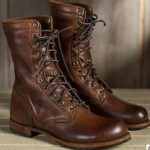 Damen Schnürstiefel robustes Leder rutschfester Halt