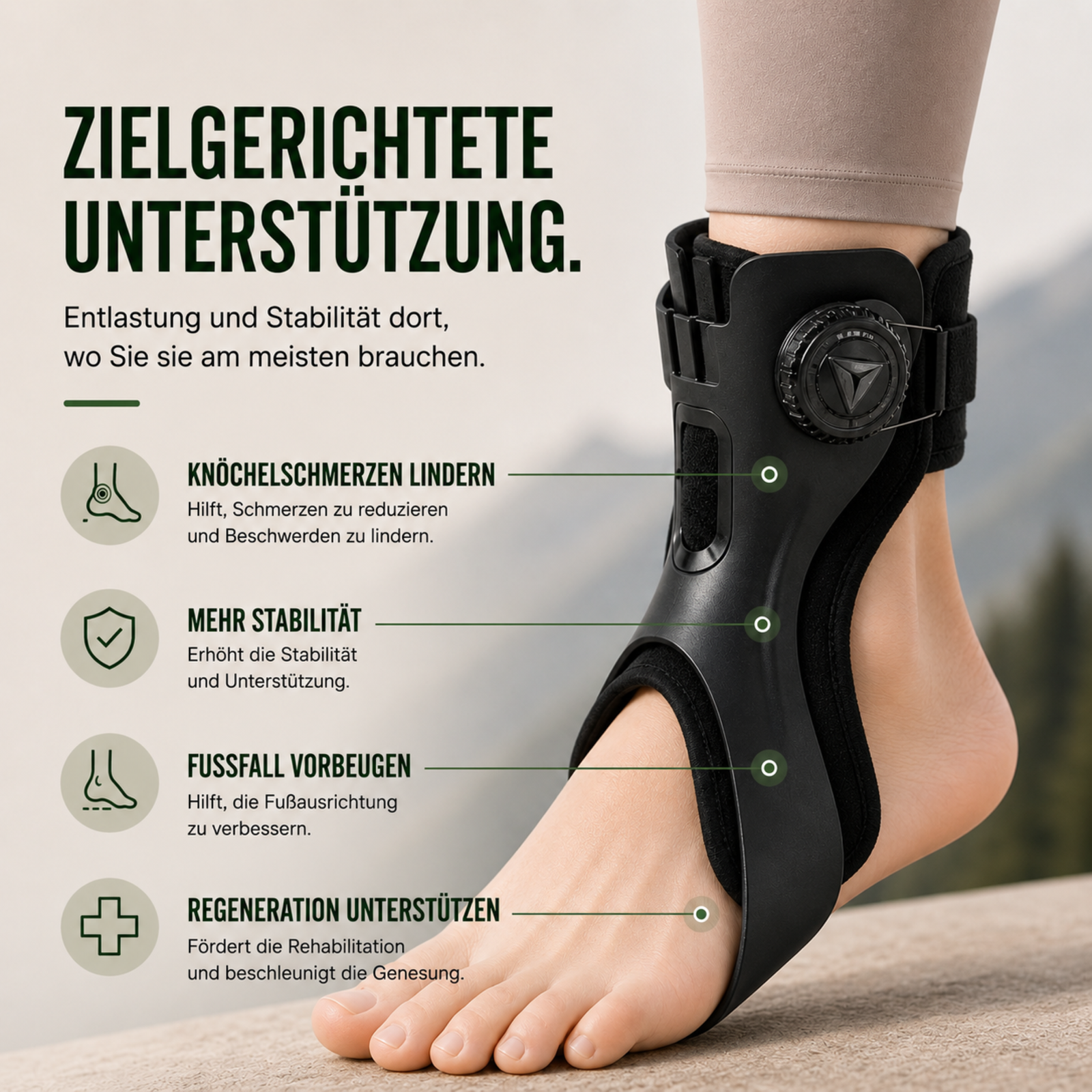 Knöchelorthese für Fußheberschwäche | Diskret & Atmungsaktiv – Bild 4