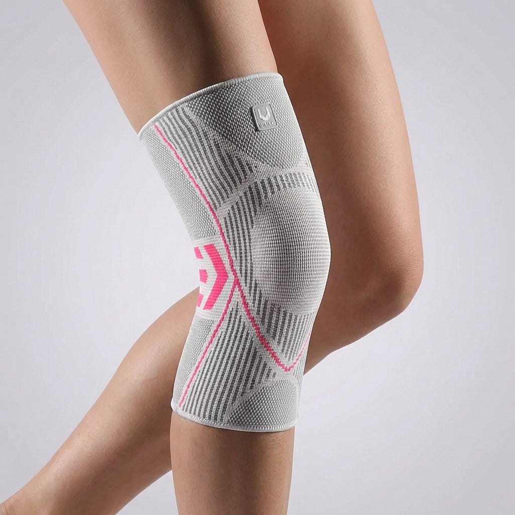 Kniebandage Kompression Sport Alltag Schmerzlinderung – Bild 2