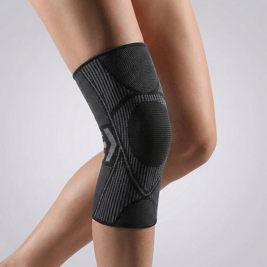 Kniebandage Kompression Sport Alltag Schmerzlinderung – Bild 4