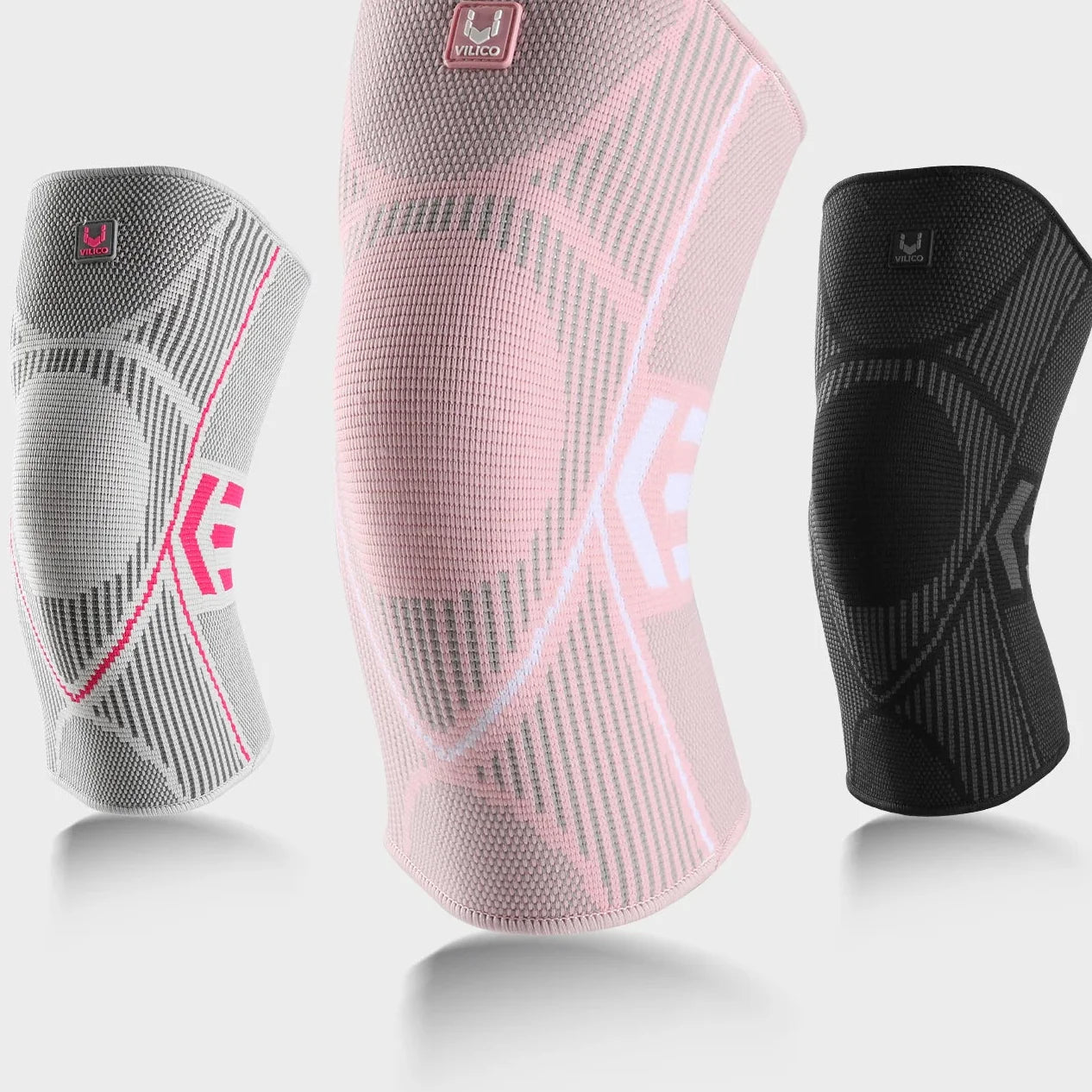 Kniebandage Kompression Sport Alltag Schmerzlinderung – Bild 11