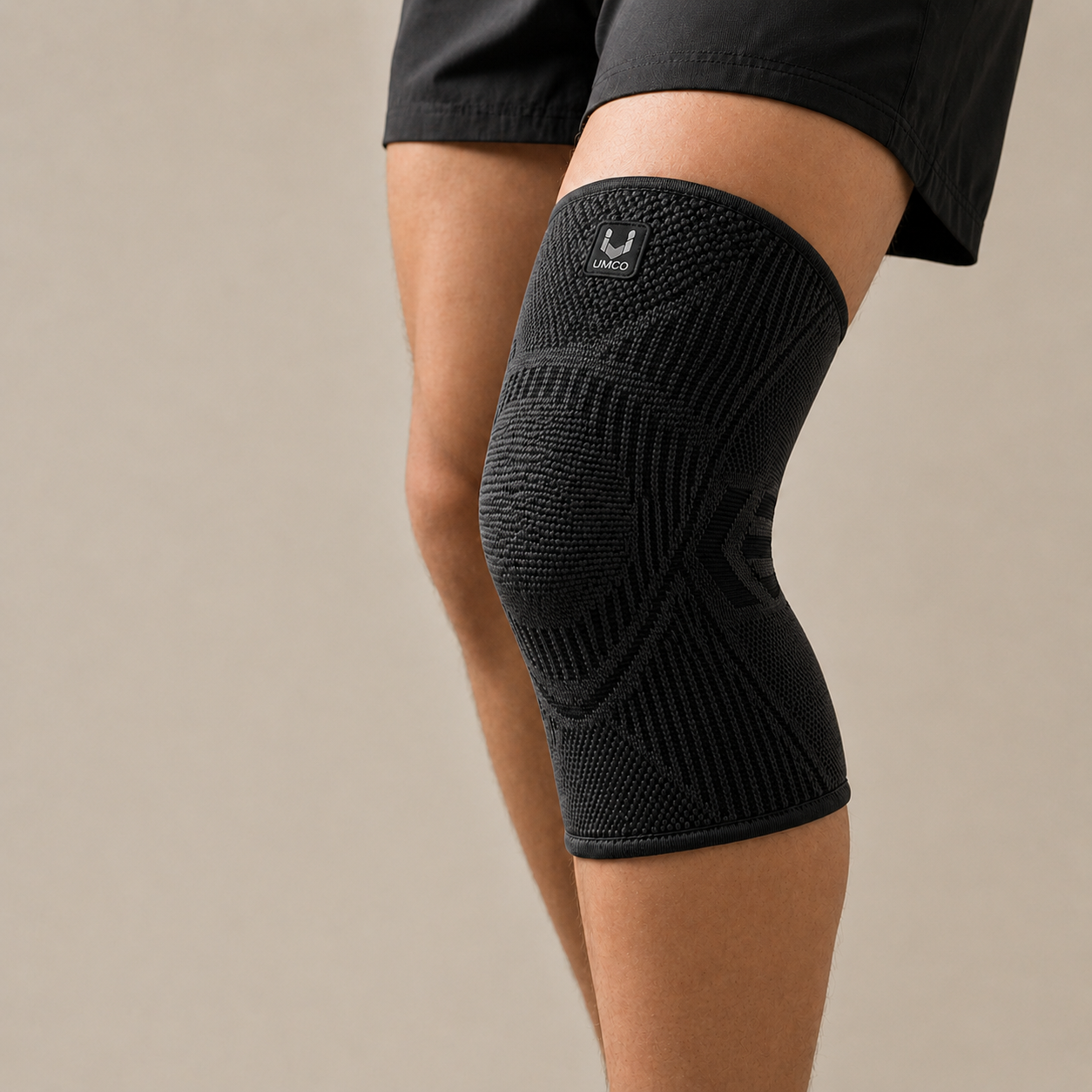 Kniebandage Kompression Sport Alltag Schmerzlinderung – Bild 12