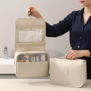 Toilettentasche aufhängbar Reise Organizer Twill-Oxford