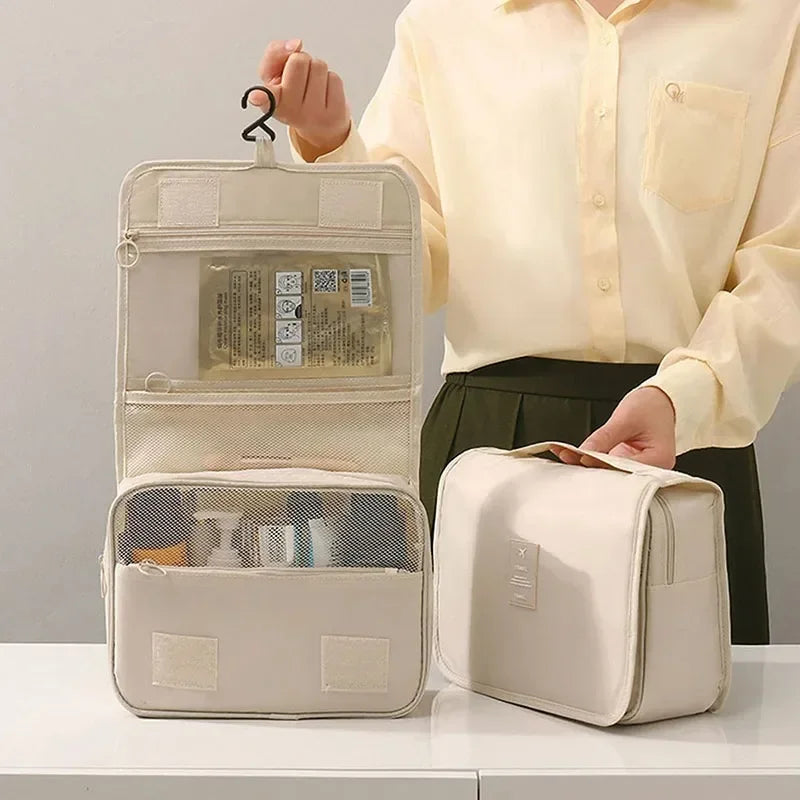 Toilettentasche aufhängbar Reise Organizer Twill-Oxford – Bild 15