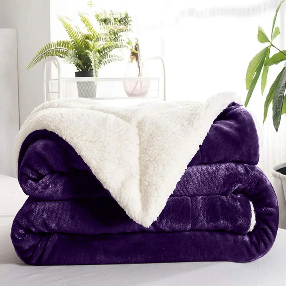 Kuscheldecke Wendefleece Sherpa Maschinenwaschbar 4 Größen – Bild 10