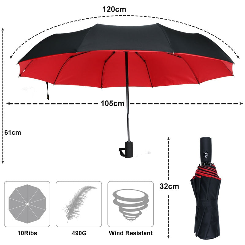 Regenschirm automatisch | UV-Schutz & schnelltrocknend – Bild 6