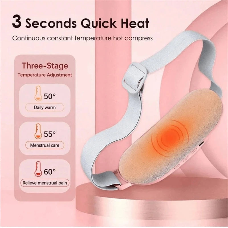 Menstruationsgürtel kabellos Wärme Vibration Schmerzlinderung – Bild 5