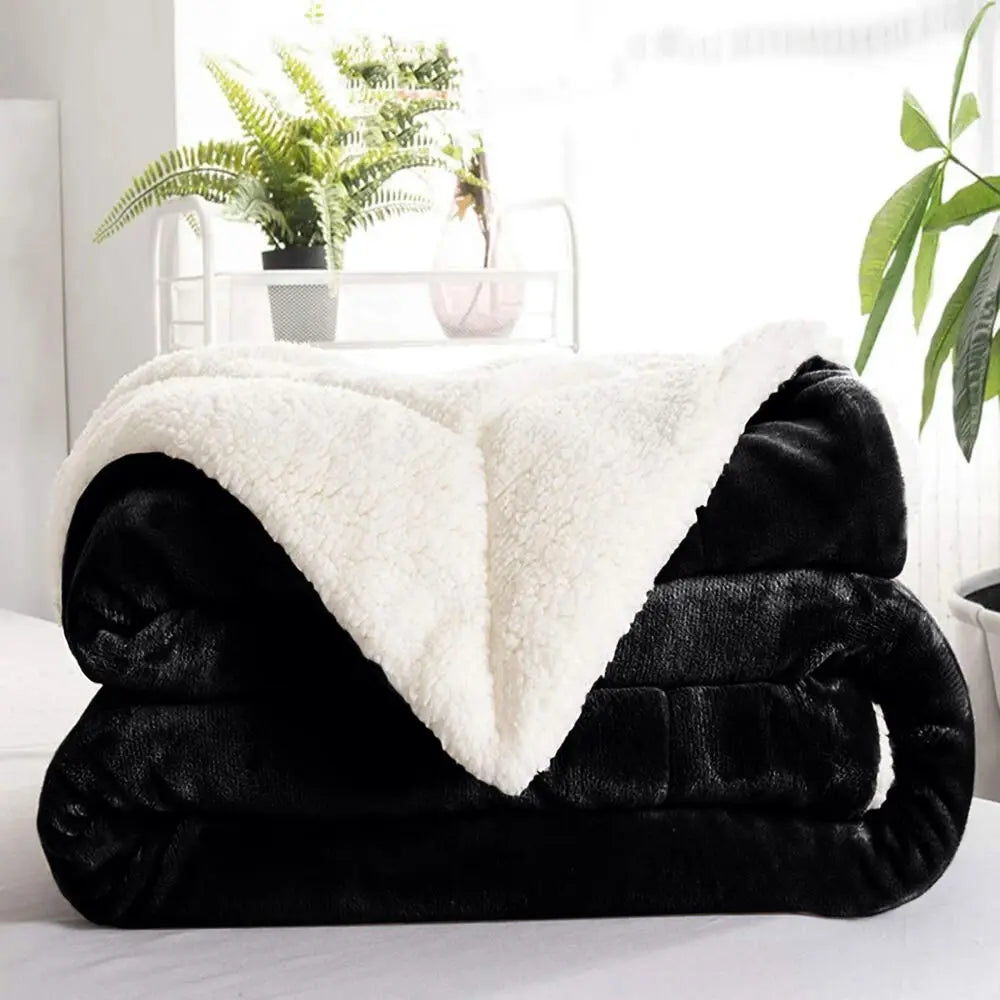 Kuscheldecke Wendefleece Sherpa Maschinenwaschbar 4 Größen – Bild 9