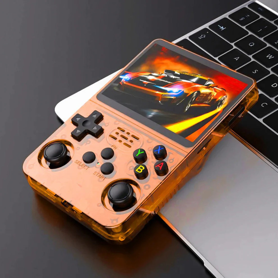 Handheld-Konsole 3,5 Zoll IPS-Display 8h Akku – Bild 3